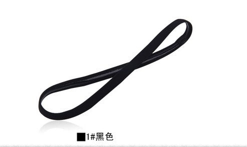 Popular Elastic Rope Candy Color Running Headband Football Anti slip Hair Accessories Sports Yoga Headband Hoops