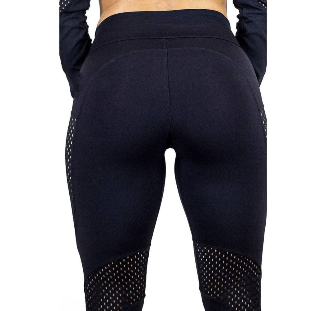 Women Fittin Yoga Pants High Waist Stretch Leggings for Fitness Sport Female Seamless Mesh Stitching Gym Vital Fitness Clothing